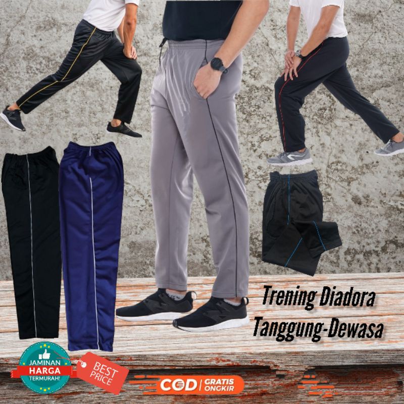 training olahraga pria wanita D celana lari santai unisex diadora import surfing premium