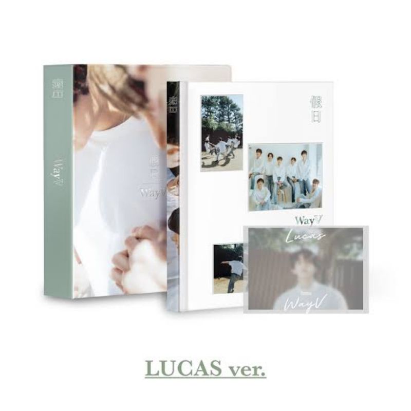 Wayv Holiday photobook Lucas ver unsealed