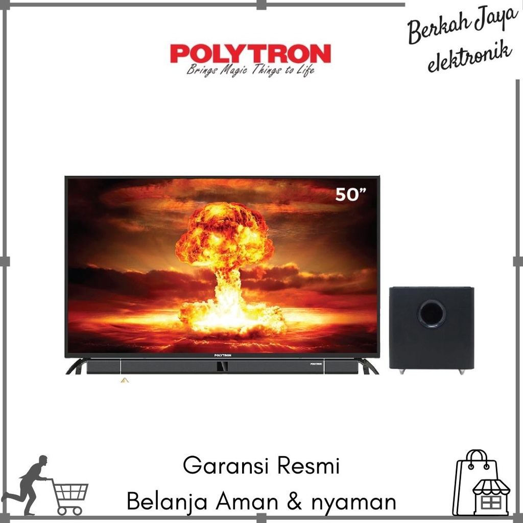TV LED Polytron 50″ PLD 50BV8758 Digital Soundbar