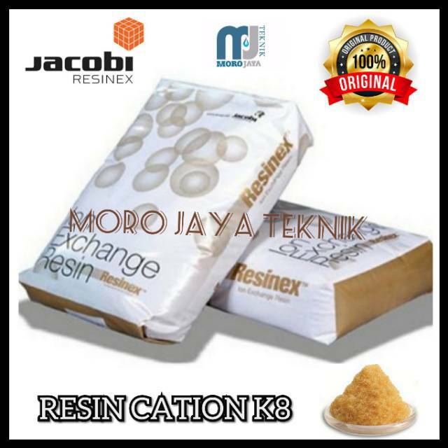 Resin Kation Resinex K8 Resin Softener Cation Resinex Filter Air Zat Kapur Original