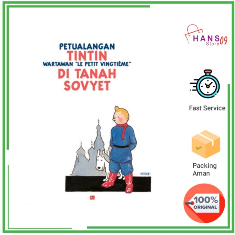 Petualangan Tintin: Di Tanah Sovyet (Besar)