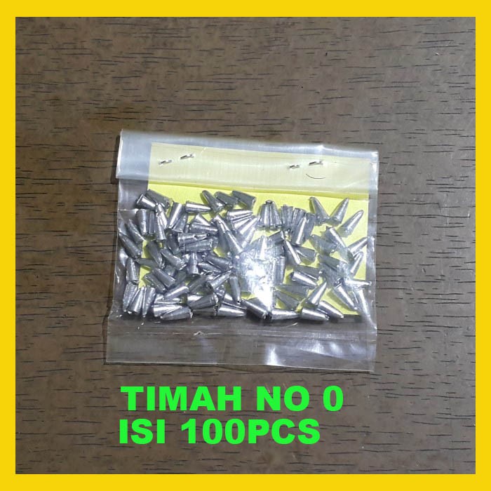 TIMAH PEMBERAT ALAT PANCING BANDUL ISI 100PCS
