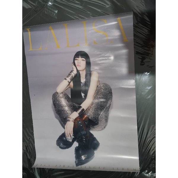 Lisa - Lalisa album UMJ Benefit Poster & Photocard