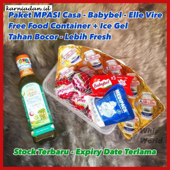 

Rettubagetnem- Paket Mpasi Casa Di Oliva Evoo Babybel Elle Vire Unsalted Butter Ub -Asli-Slii.