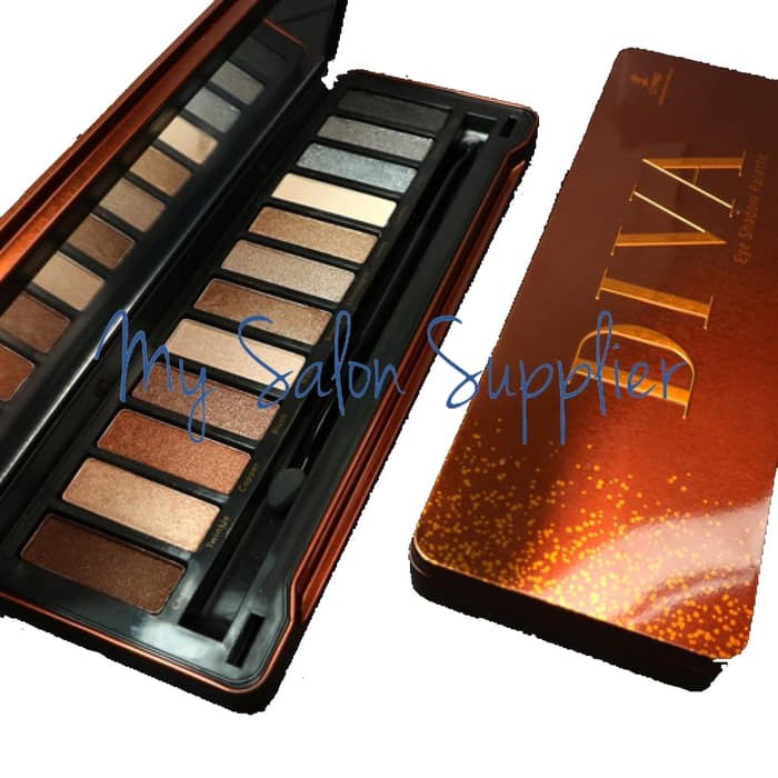 LT Pro Diva Eye Shadow Palette / Palet 12 Warna