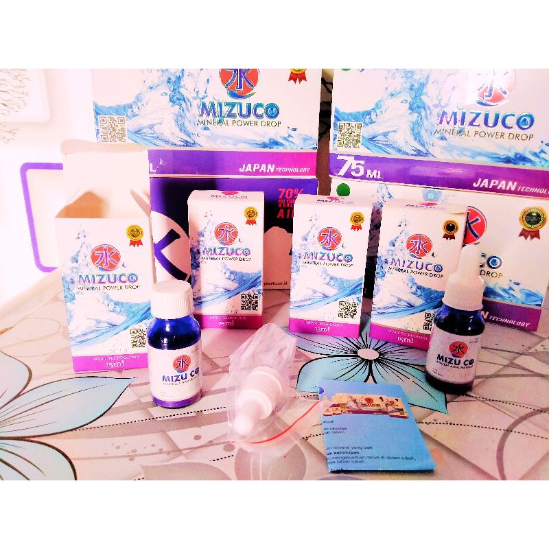 mizuco satu tetes sejuta manfaat 100% asli