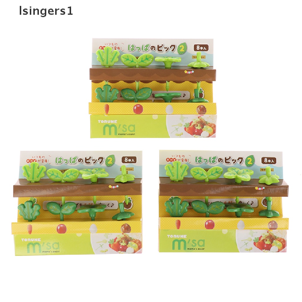 (lsingers1) 8pcs / Set Alat Pemetik Buah / Kue / Salad Mini Untuk Anak