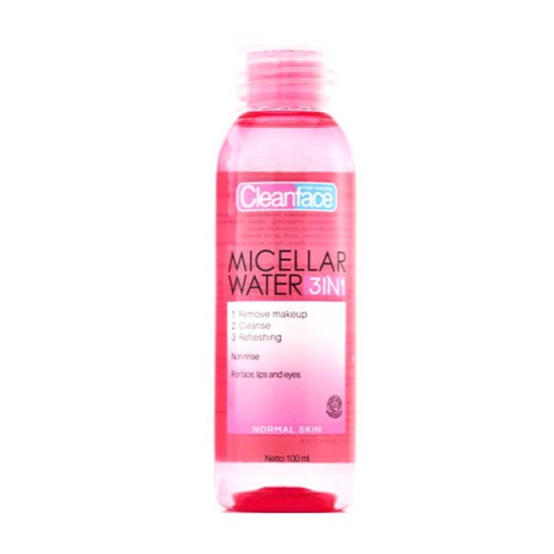 *galerybeautysemarang* CLEANFACE Purbasari Clean Face Micellar Water 3in1 Normal | Oily Skin 100ml