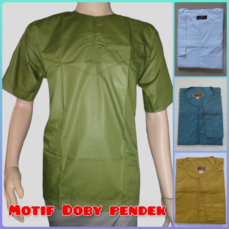 Koko Abu dobby Lengan pendek | Koko doby | Koko casual | Koko abu dhabi | koko tanpa krah | Koko pol