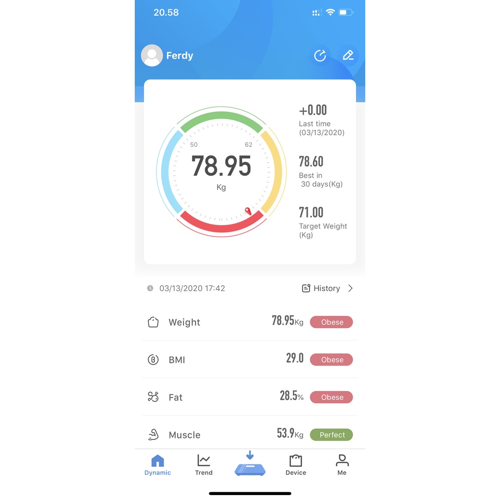 Timbangan Badan Digital BMI Kadar Lemak Lengkap Body Fat Scale Mass Monitor Analysis 180 Kg