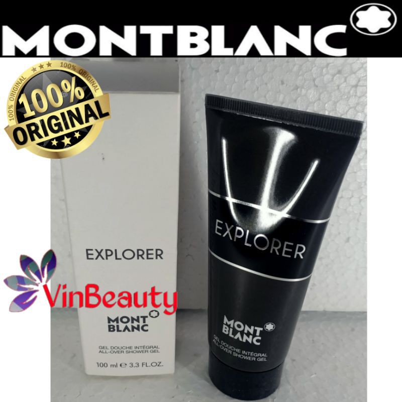 Shower GeL / Sabun Mandi Parfum OriginaL Montblanc Explorer 100 ml For Men Murah