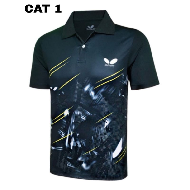 JERSEY BAJU KAOS OLAHRAGA TENIS MEJA PINGPONG BUTTERFLY IMPOR CAT 1