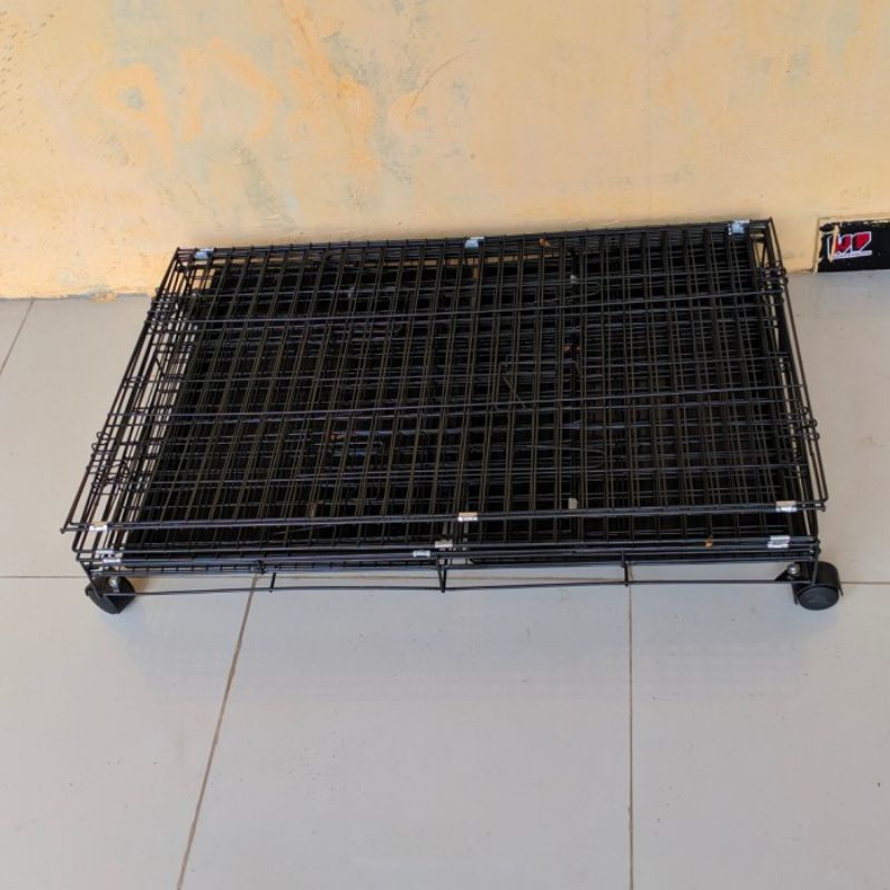 Kandang Kucing Lipat Tingkat Jumbo XX XL Ukuran 130 x 92 x 61