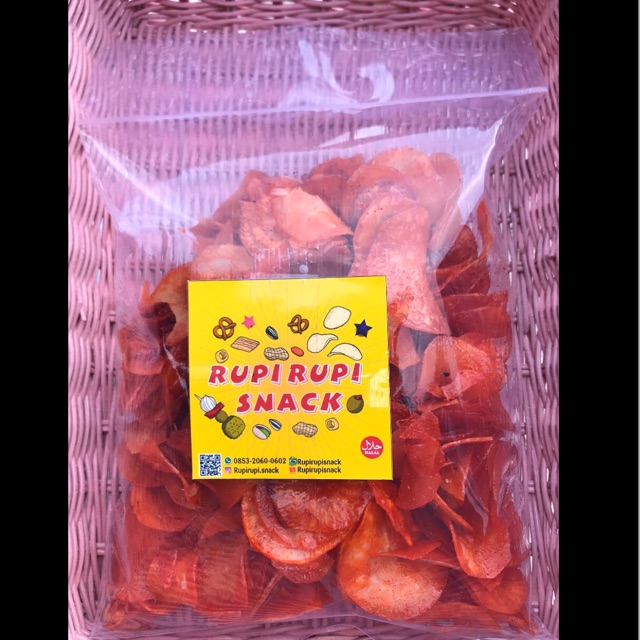 

KERIPIK SINGKONG SANJAY / PEDAS 400gr