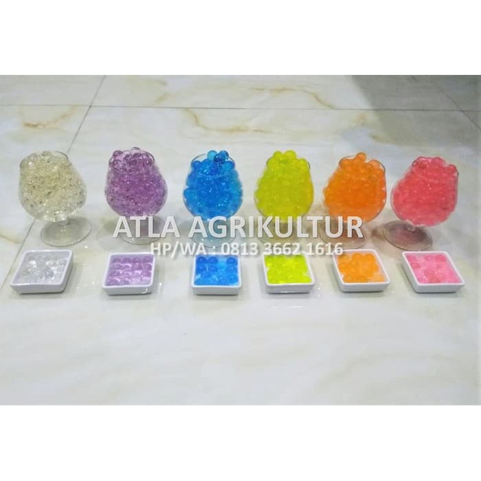Hidrogel Siap Pakai dengan Nutrisi Pupuk Hidroponik Media Tanam 1 Ltr