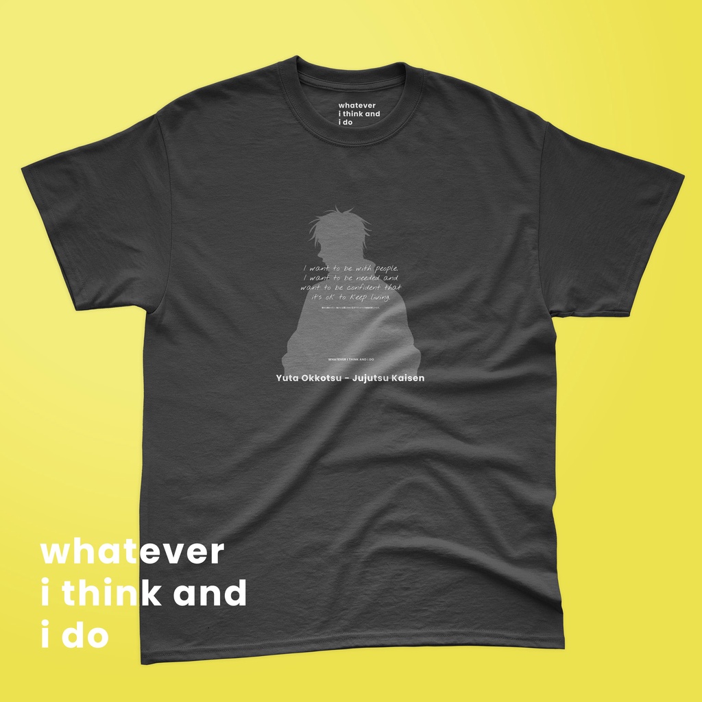 Kaos Anime Jujutsu Kaisen Yuta Okkotsu | Tshirt Anime Jujutsu Kaisen | Pre Order Kaos Anime Jujutsu 