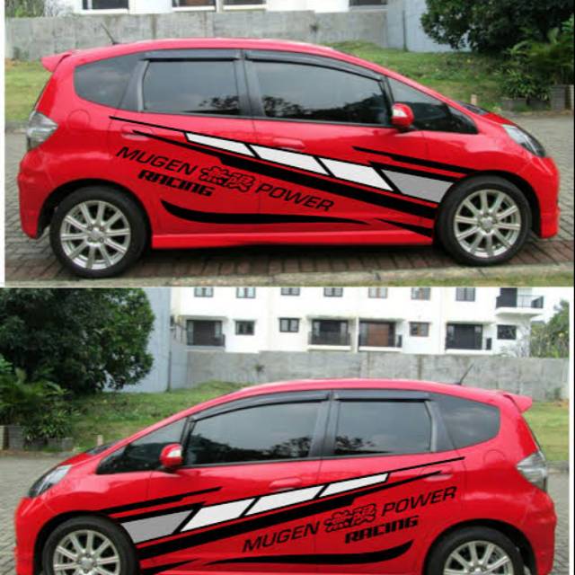 Stiker mobil honda new jazz striping murah mobil honda new jazz terbaru terlaris