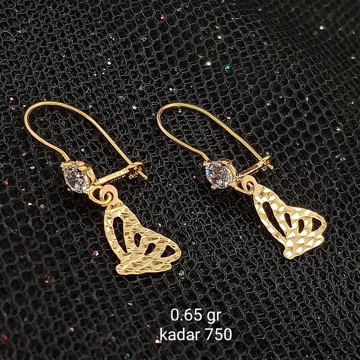 Anting Emas 17 K - 0.65 gr Kadar 750 - 2417