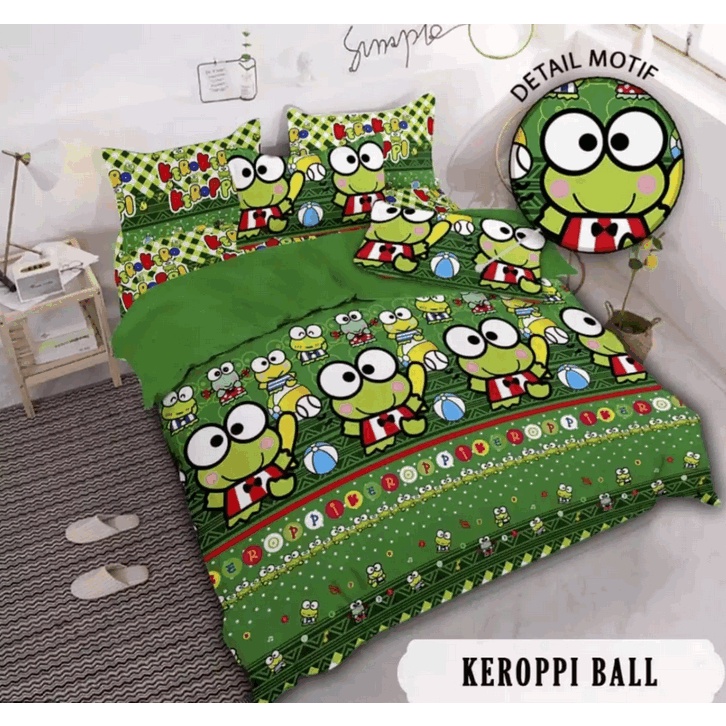 Sprei Micro Homemade ANAK KEROPI BALL &quot;PREMIUM&quot; Disperse UKURAN 90 100 120 140 180x200 160x200