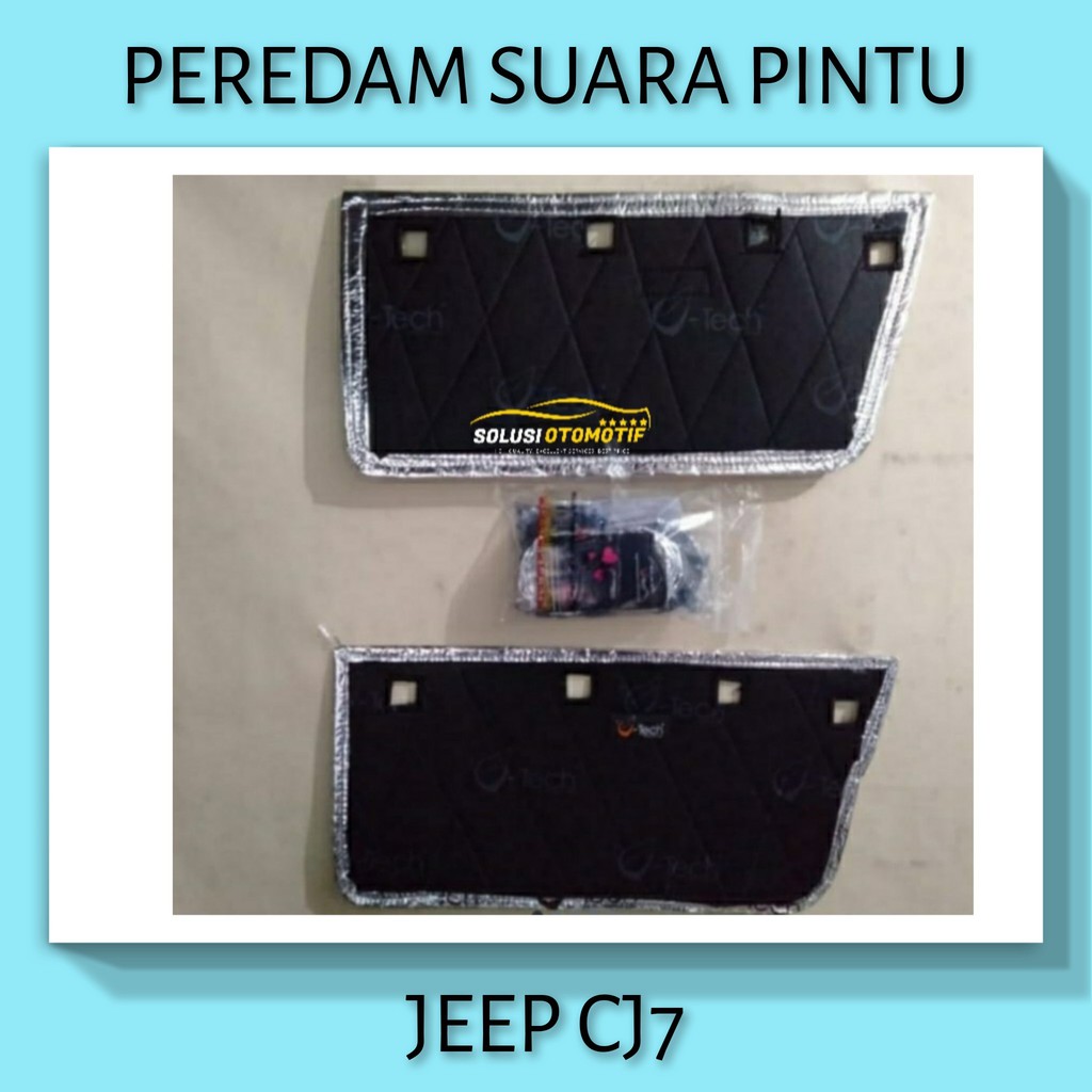 JEEP CJ7 Peredam Suara Pintu Aksesoris Variasi Mobil VTECH Ori Plug n Play + Peredam Noise Speaker