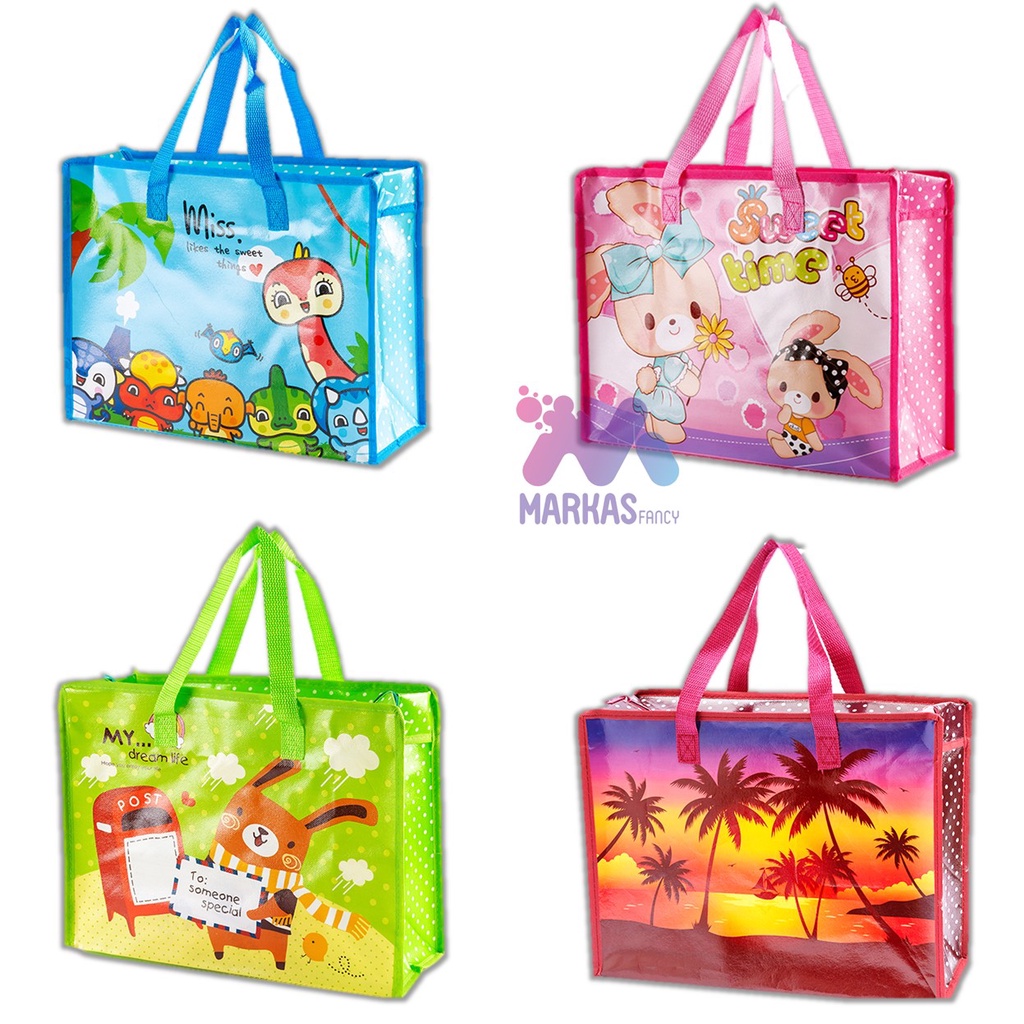 Tas karung Ukuran 40x30 Tas Baju Tas Mukena Tas Serba Guna