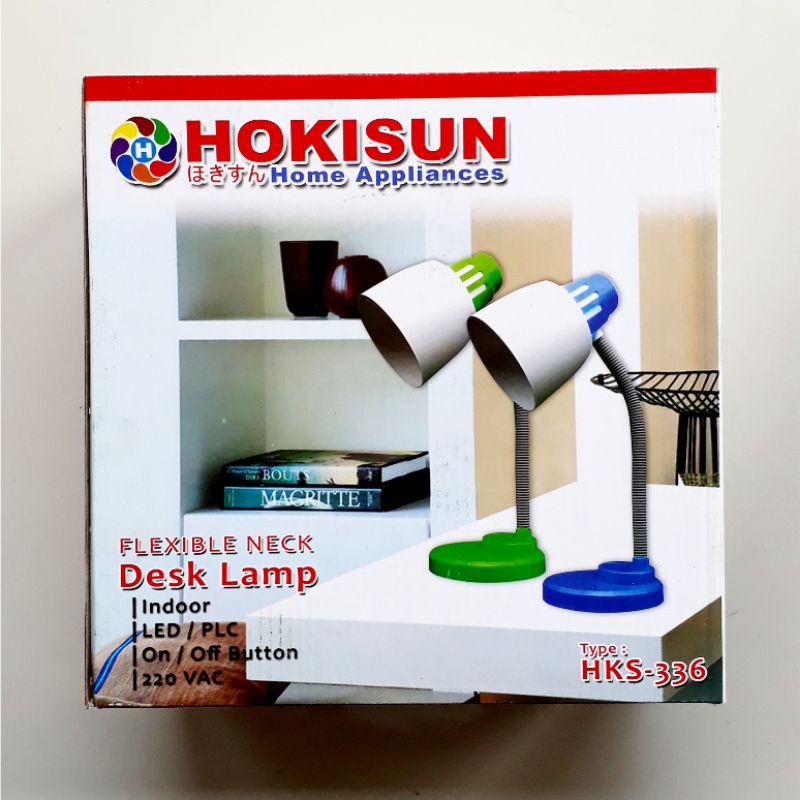 Lampu meja flexibel Lampu belajar corong Lampu baca