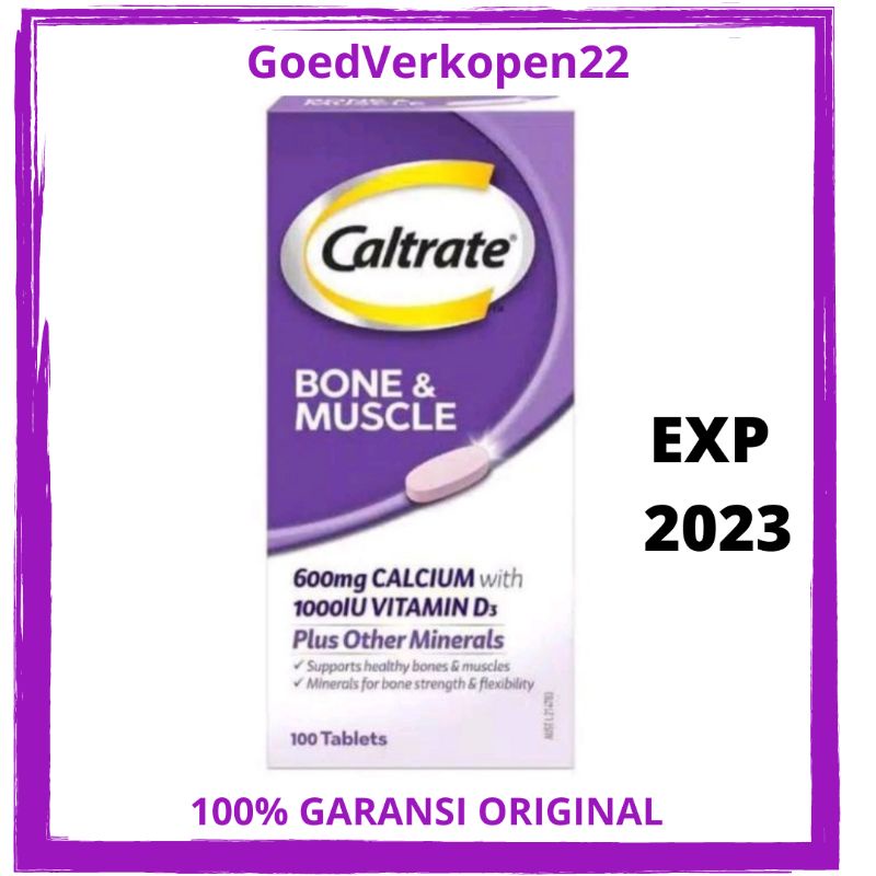 Caltrate Bone Muscle 100 Tablets