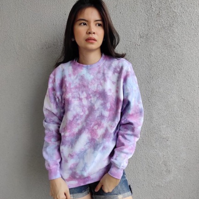 Crewneck Sweater Tie  Dye  BISA CUSTOM WARNA  Preorder 2 