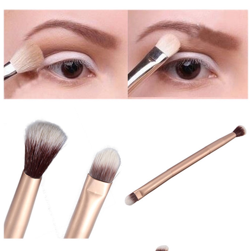 [A-28] 2in1 EYESHADOW BRUSH - DOUBLE ENDED BRUSH