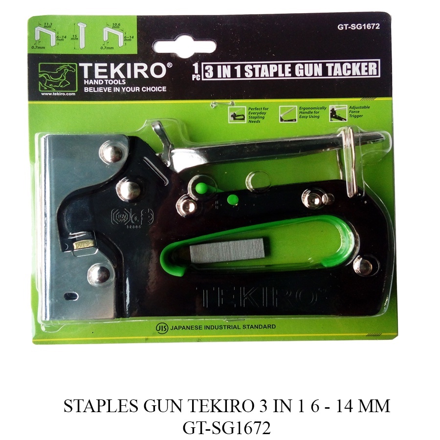 

Staples Gun - Staples Tembak TEKIRO ORIGINAL 3 in 1 ( 6-14mm )