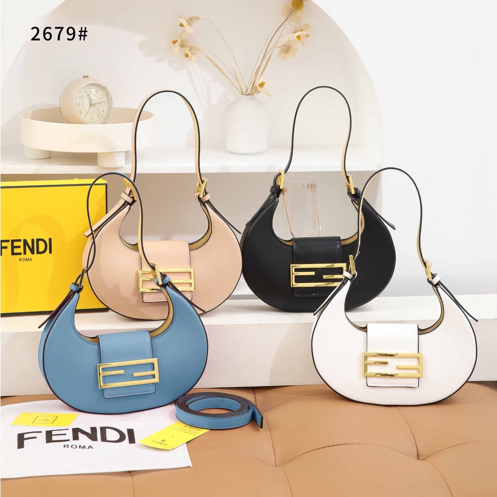 FD Cookie Mini Leather Handbag Shoulder Bag 2679