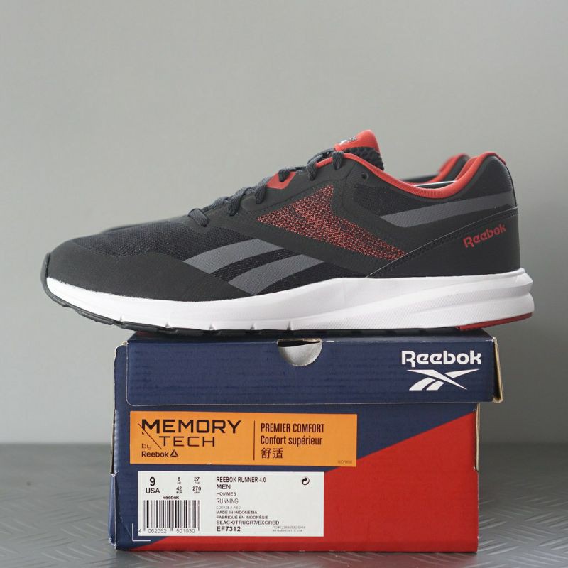 Sepatu Running Reebok Runner 4 0 Men Ef7312 Original Bnib Shopee Indonesia