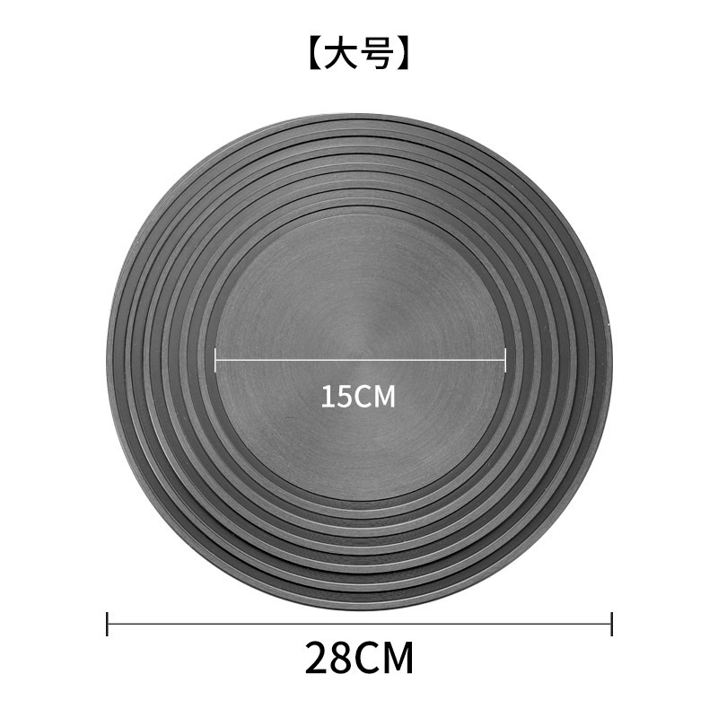 &lt;^ SJA ^&gt; Plat Alas Panci Anti Gosong 24cm Plat Tatakan Panci Konduksi Kompor Gas Alas Panci Anti Gosong