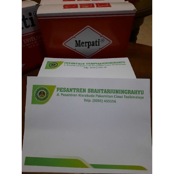 

Amplop Print Cetak Free Design 162x114mm