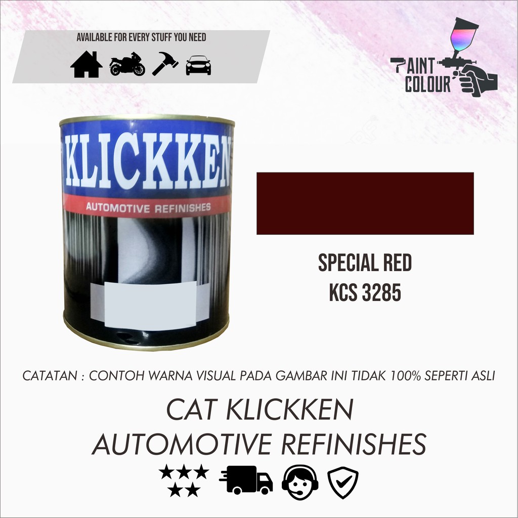 Cat Klickken Automotive Refinishes - Special Red 3H1 KCA 3285