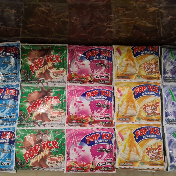 

Ge6012Gtb Minuman Pop Ice Aneka Rasa 1 Renceng 10 Pc Ds501Ghg