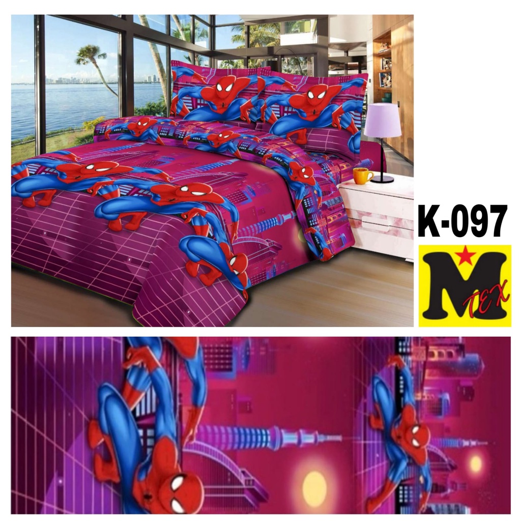 SEPRAI 200cm x 120cm SEPRAI + SARUNG BANTAL DUA &amp; SARUNG GULING SATU/SEPRAI SET/SEPRAI MURAH