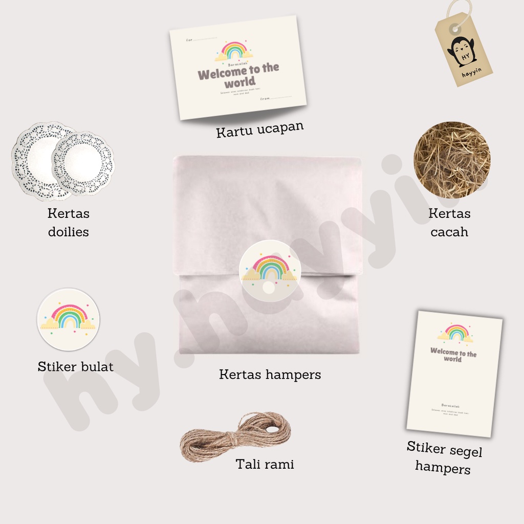 

hy.hayyin paket warpping hampers tanpa dus packaging kardus batch1