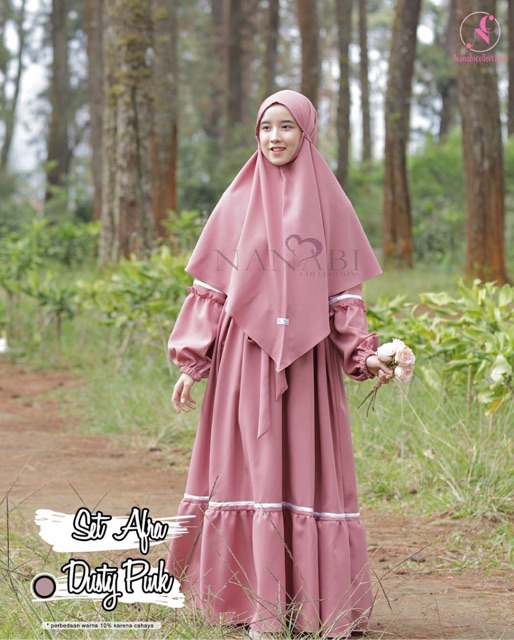 Gamis Set Afra by Nanabi Collections