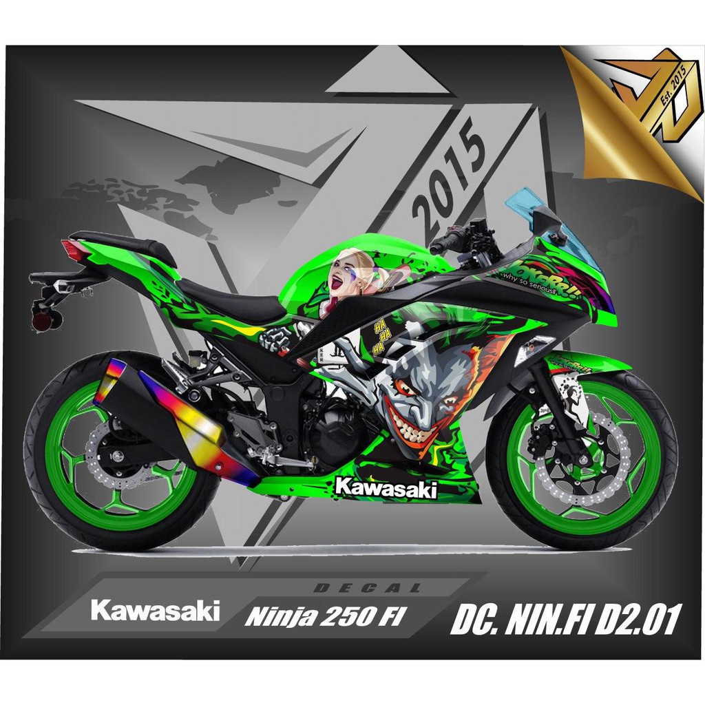 Jual Decal Stticker NINJA 250 FI full body - Dekal Stiker full body