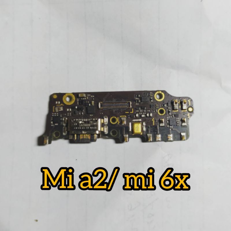konektor cas papan konektor cas mic xiomi mi a2/mi 6x
