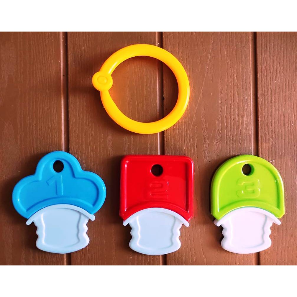 Mainan Gigitan Bayi Teether Keys