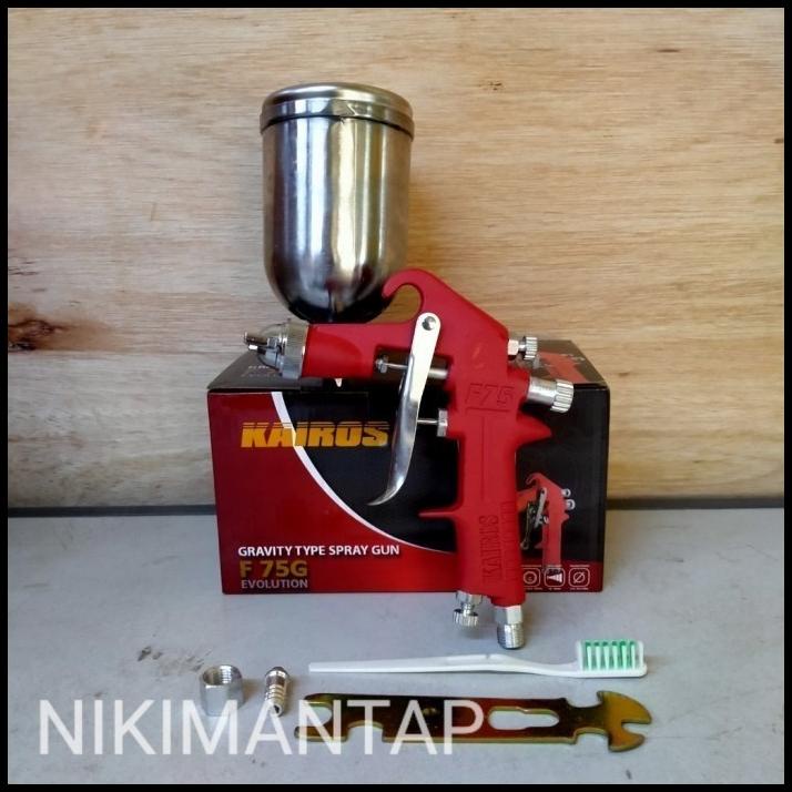 Kairos Spray Gun F75 Tabung Atas F75-G - Spraygun F 75 Semprotan Cat