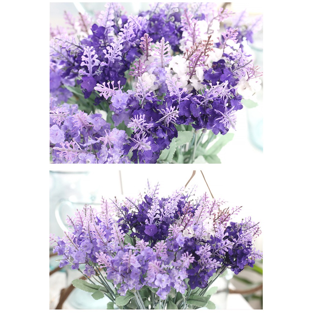 Bunga Artifisial / Bunga Simulasi - Tangkai Lavender 10 Cabang P33