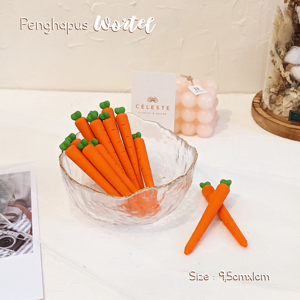 

Penghapus Wortel | Stationery Lucu
