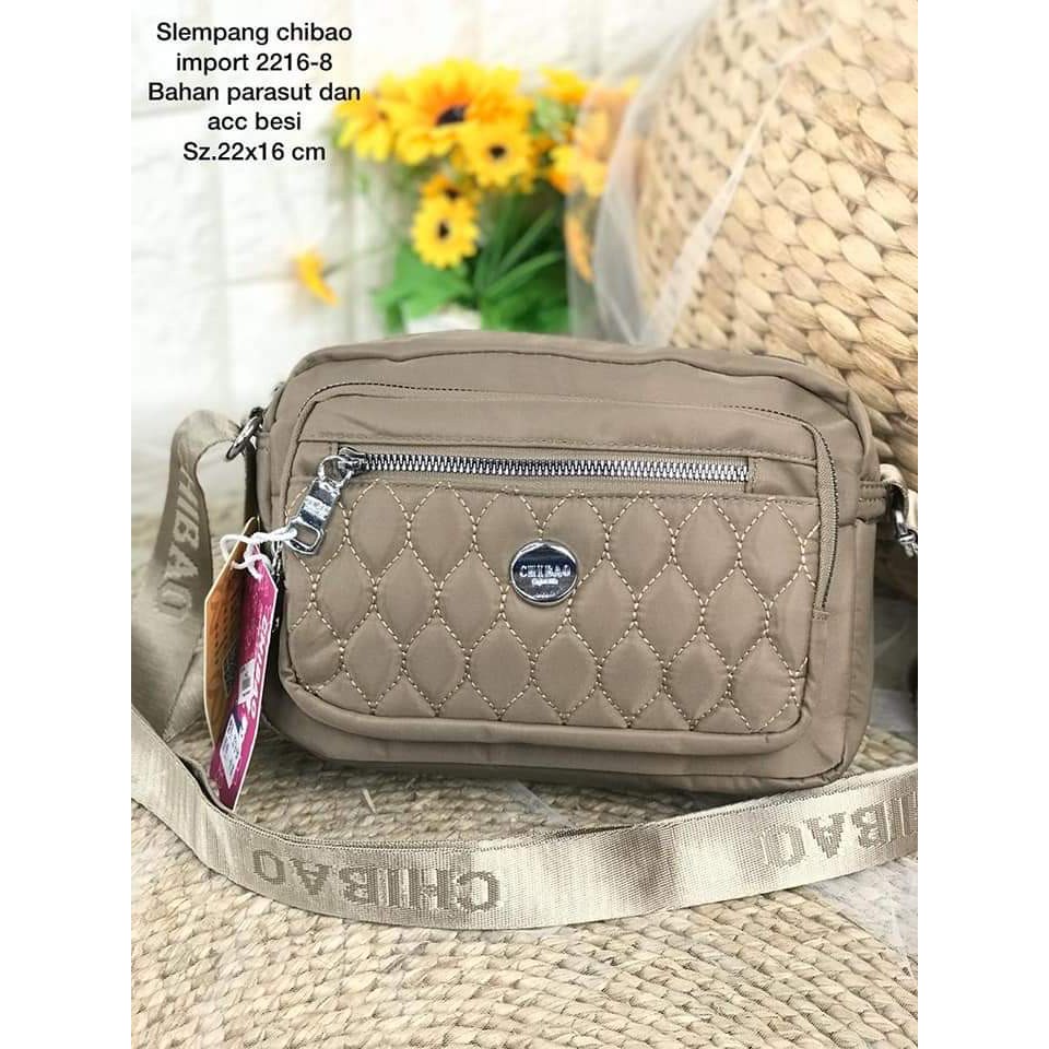 Tas Slempang Chibao 2216-8 TAS WANITA IMPORT TAS CHIBAO BEST SELLER CHIBAO SLEMPANG TERBARU BISA COD