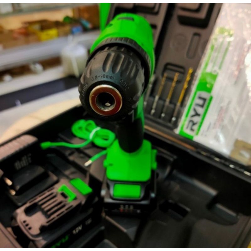 RYU RCD12V Bor Batre 12 Volt Cordless RYU Bor Baterai 12V