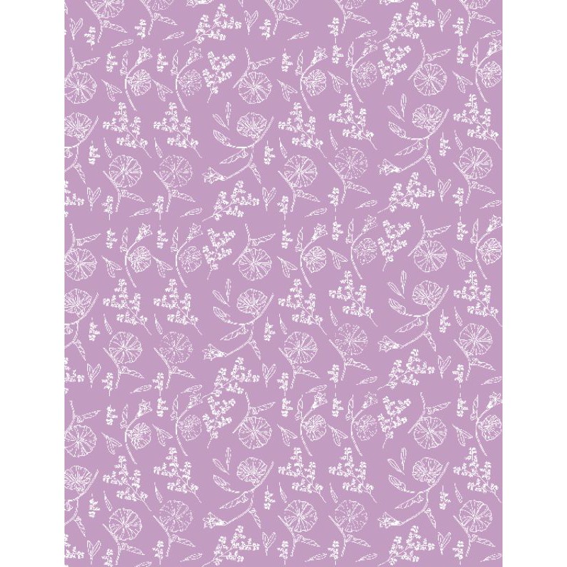 (36x25cm) (Lilac Bunga = 50 pcs) wrapping Paper Motif/ Kertas Tisu/ Dorslag Motif by aqil solution