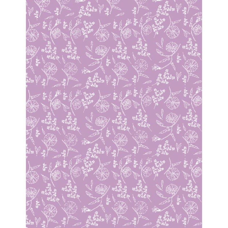 (36x25cm) (Lilac Bunga = 50 pcs) wrapping Paper Motif/ Kertas Tisu/ Dorslag Motif by aqil solution