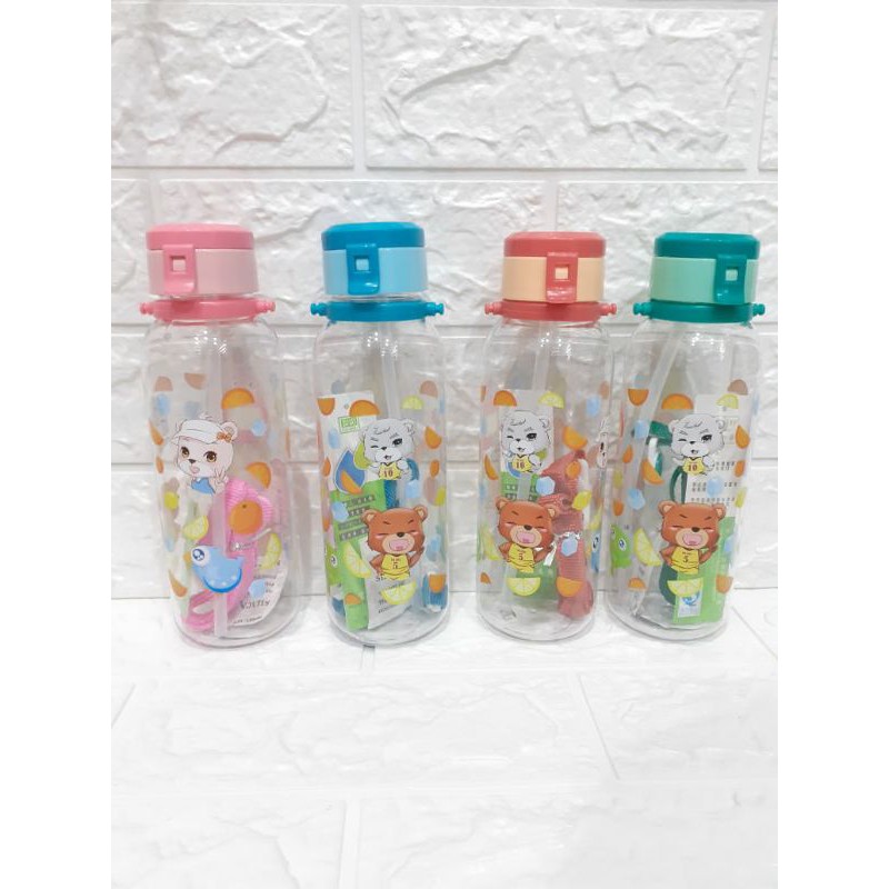 Botol Minum Anak Lucu Water Bottle 480 ml - Botol Minum Anak 2175-1